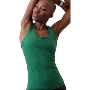 ATHLETA Momentum Seamless Tank - 1X Plus Trillium Green